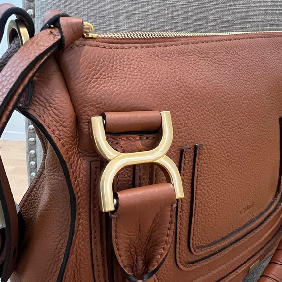 Chole Small Marcie Leather Satchel - Picture 6 of 11